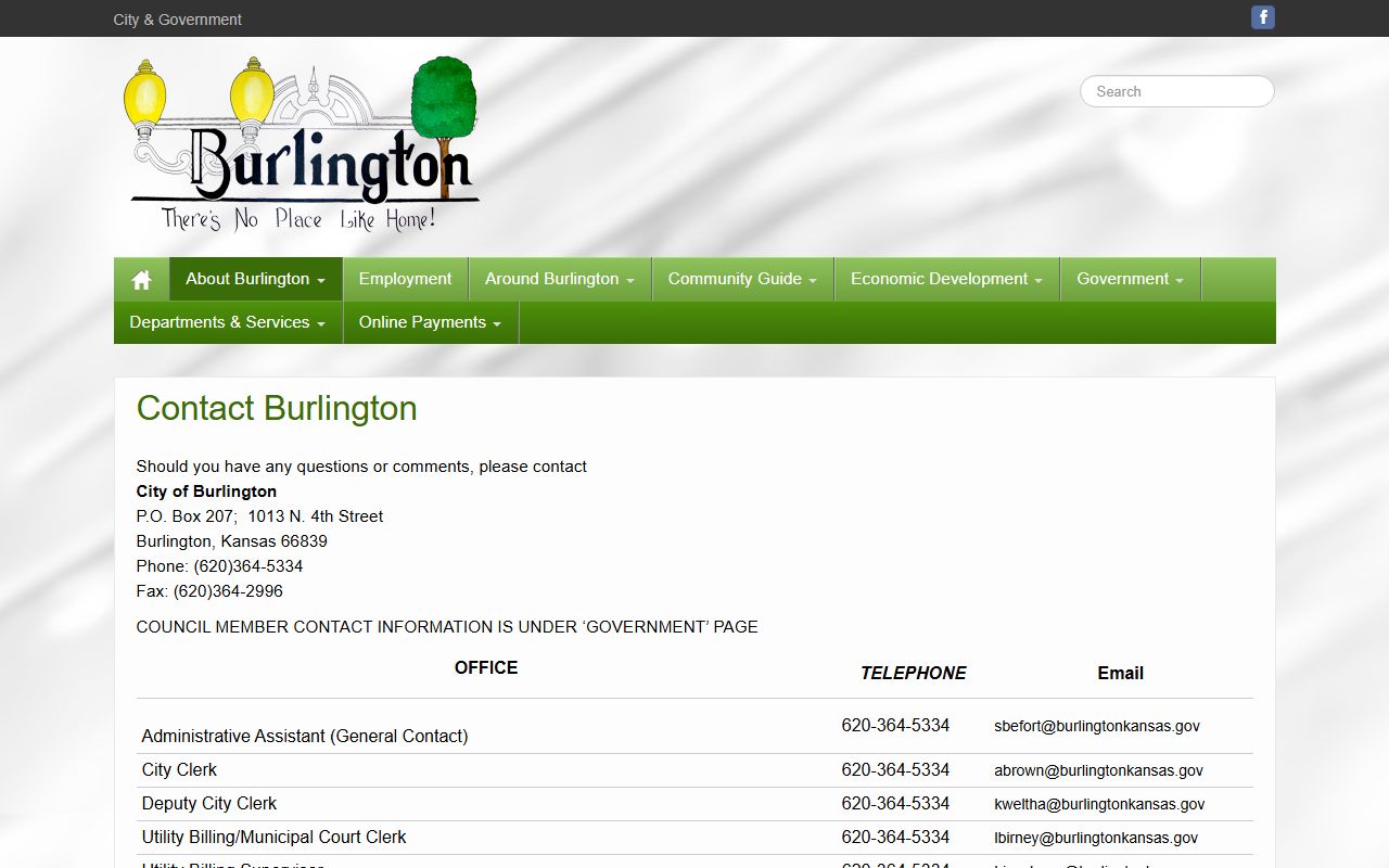 Coffey County traffic court records and Burlington municipal court contact